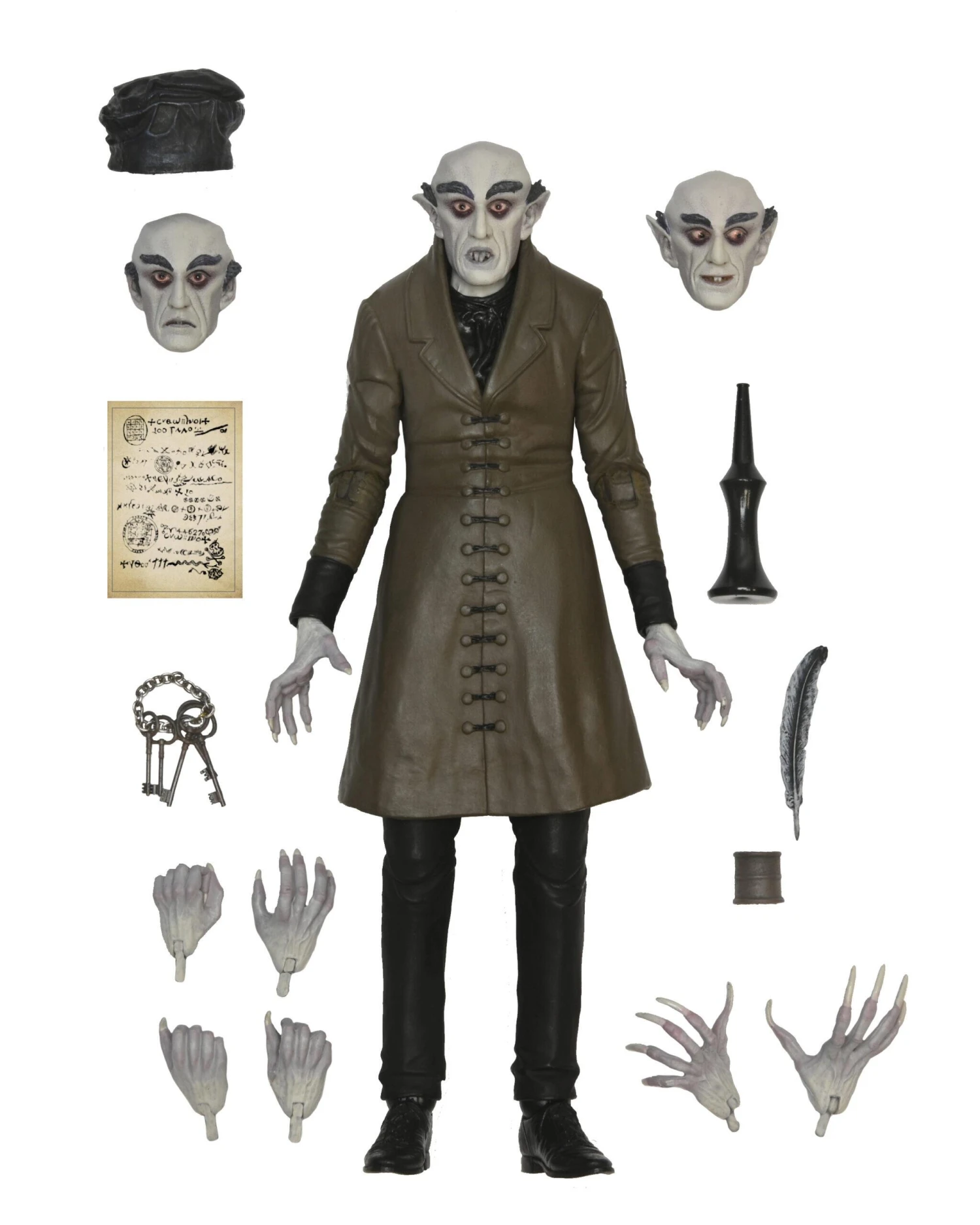NECA *PRE-ORDER Nosferatu (1912) Ultimate 7" Inch Action Figure - Count Orlok 12 NECA *PRE-ORDER Nosferatu (1912) Ultimate 7" Inch Action Figure - Count Orlok - Image 10