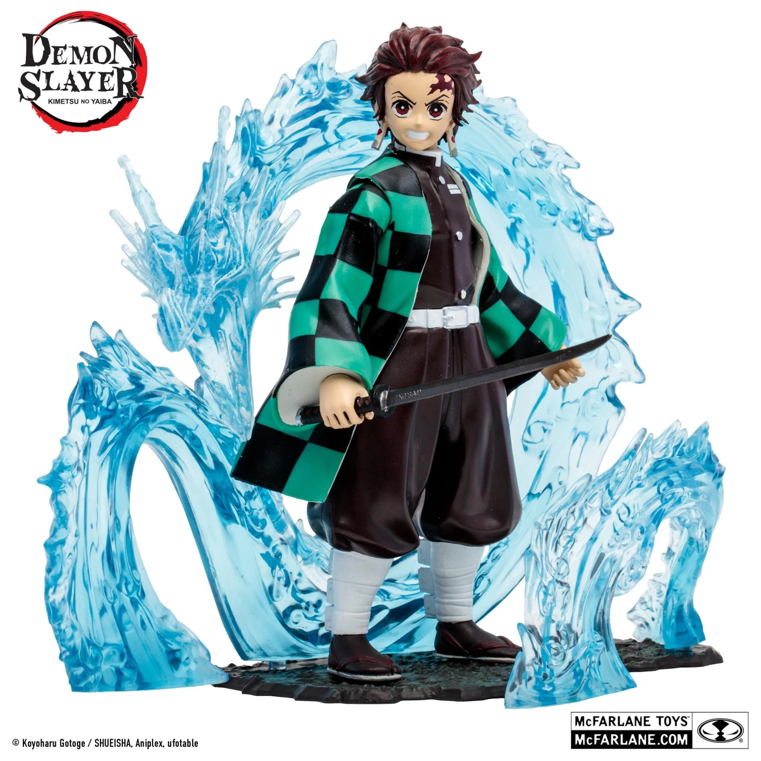 McFarlane Demon Slayer 5inch Deluxe Action Figure Wave 2 - Tanjiro With Water Dragon Accessories 6 McFarlane Demon Slayer 5inch Deluxe Action Figure Wave 2 - Tanjiro With Water Dragon Accessories - Image 4