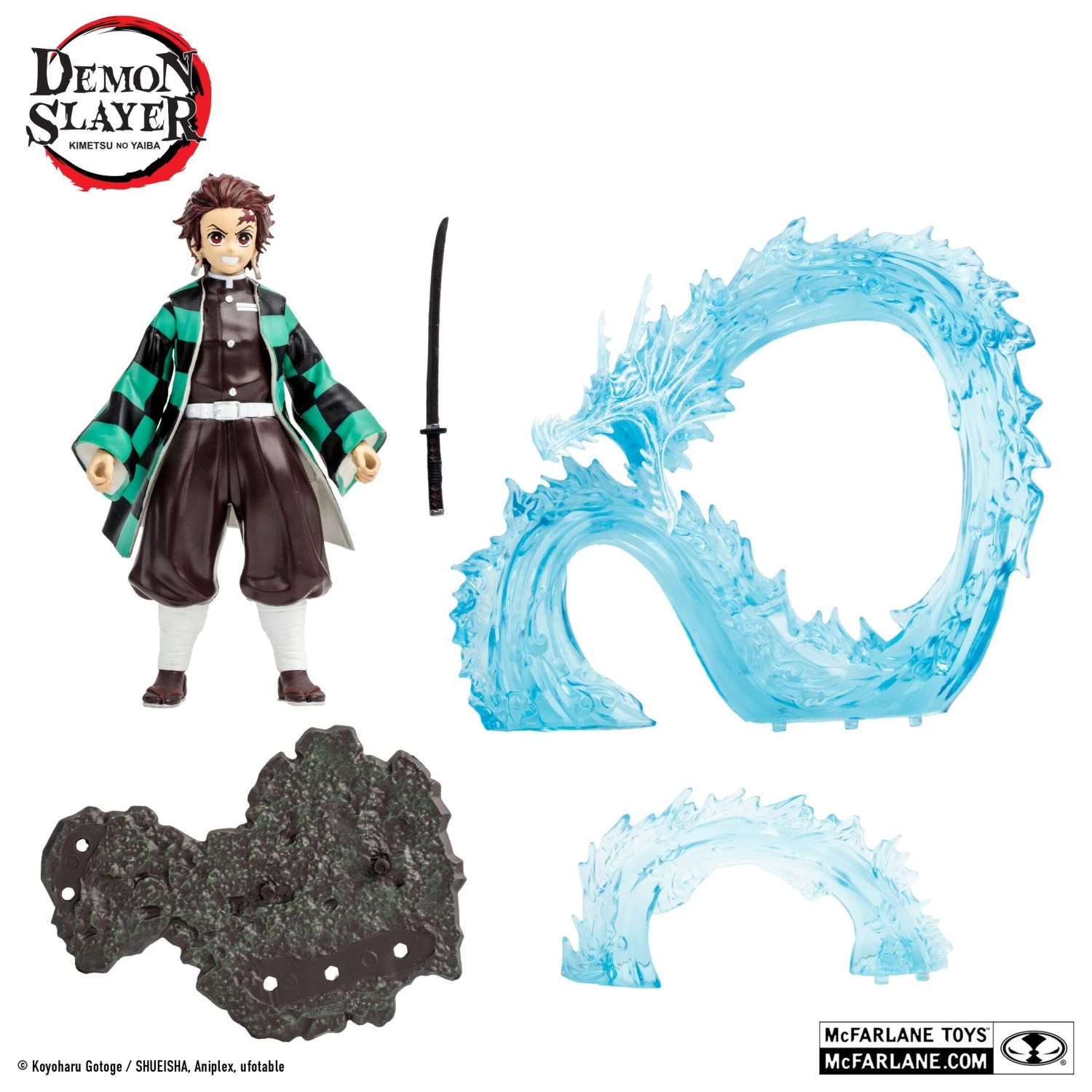 McFarlane Demon Slayer 5inch Deluxe Action Figure Wave 2 - Tanjiro With Water Dragon Accessories 5 McFarlane Demon Slayer 5inch Deluxe Action Figure Wave 2 - Tanjiro With Water Dragon Accessories - Image 3