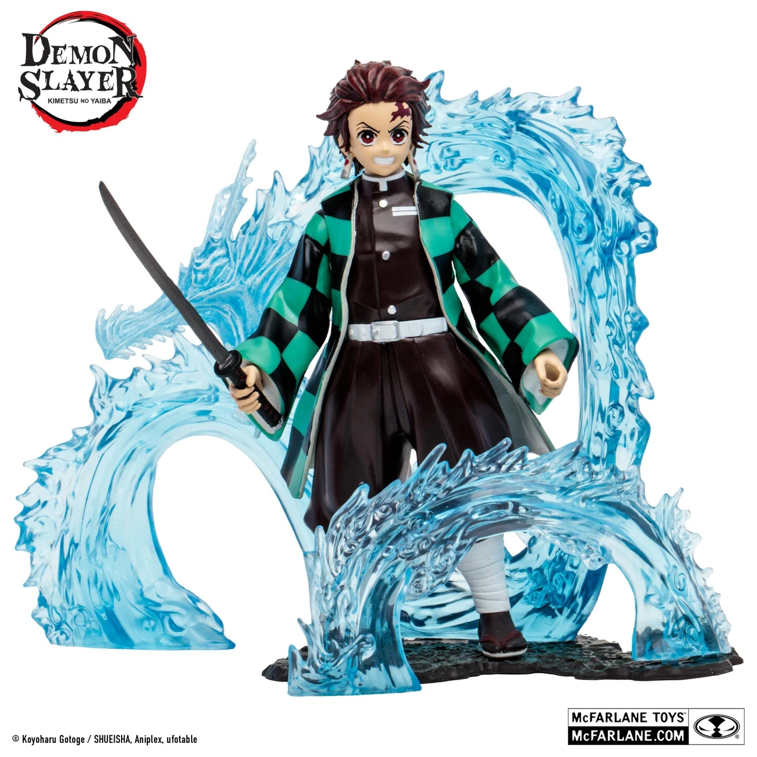 McFarlane Demon Slayer 5inch Deluxe Action Figure Wave 2 - Tanjiro With Water Dragon Accessories 7 McFarlane Demon Slayer 5inch Deluxe Action Figure Wave 2 - Tanjiro With Water Dragon Accessories - Image 5