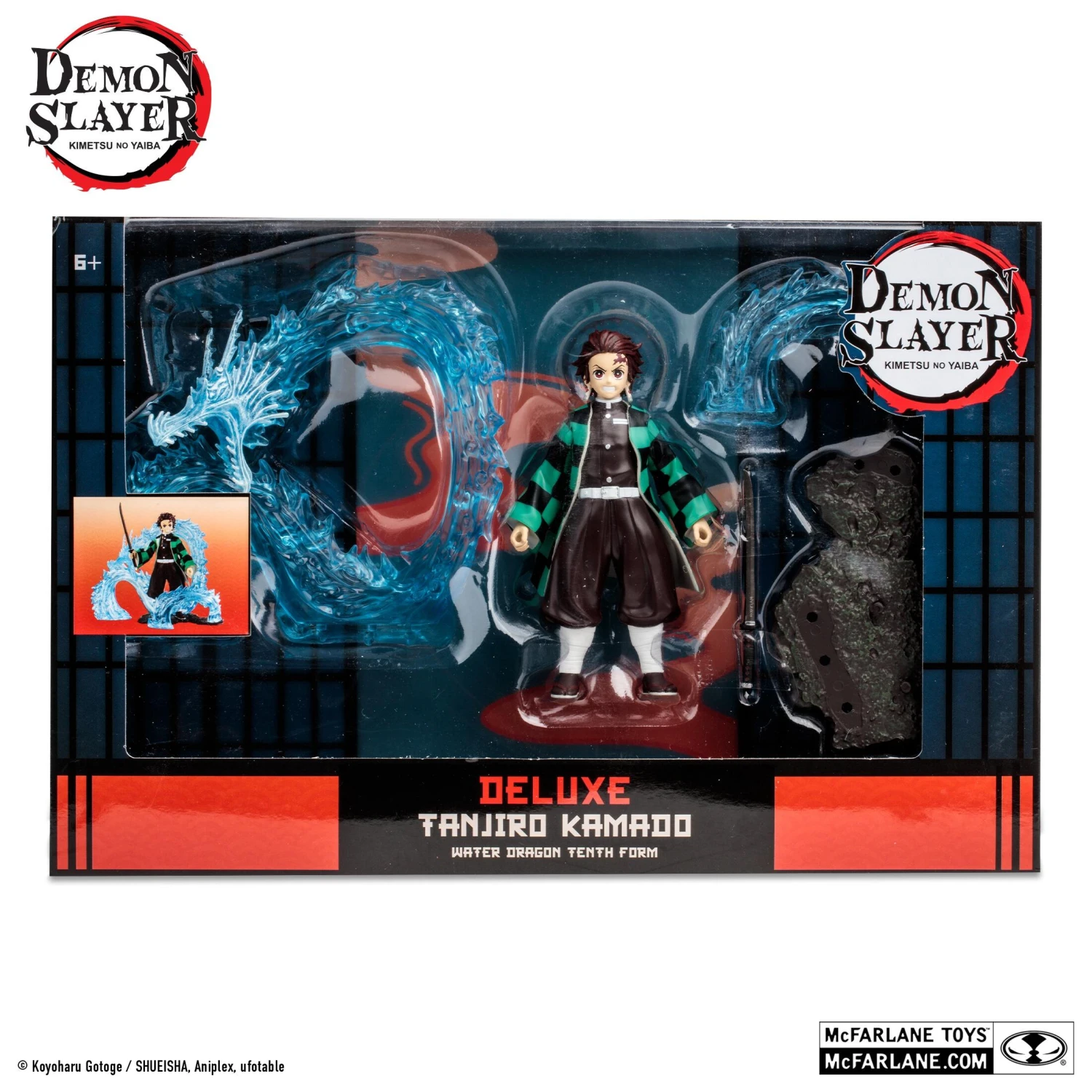 McFarlane Demon Slayer 5inch Deluxe Action Figure Wave 2 - Tanjiro With Water Dragon Accessories 4 McFarlane Demon Slayer 5inch Deluxe Action Figure Wave 2 - Tanjiro With Water Dragon Accessories - Image 2