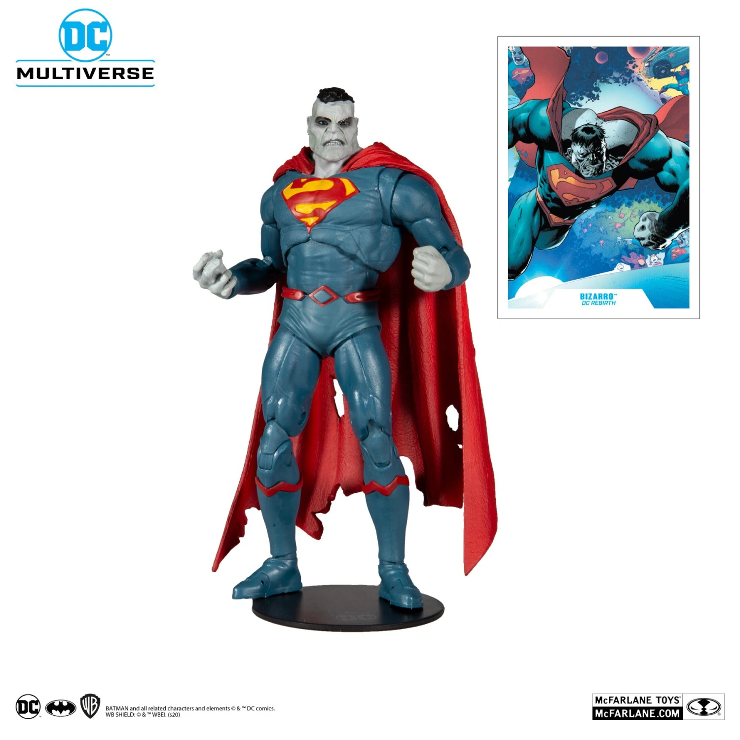 McFarlane DC Multiverse Action Figure Wave 5 - Superman Bizarro 5 McFarlane DC Multiverse Action Figure Wave 5 - Superman Bizarro - Image 3