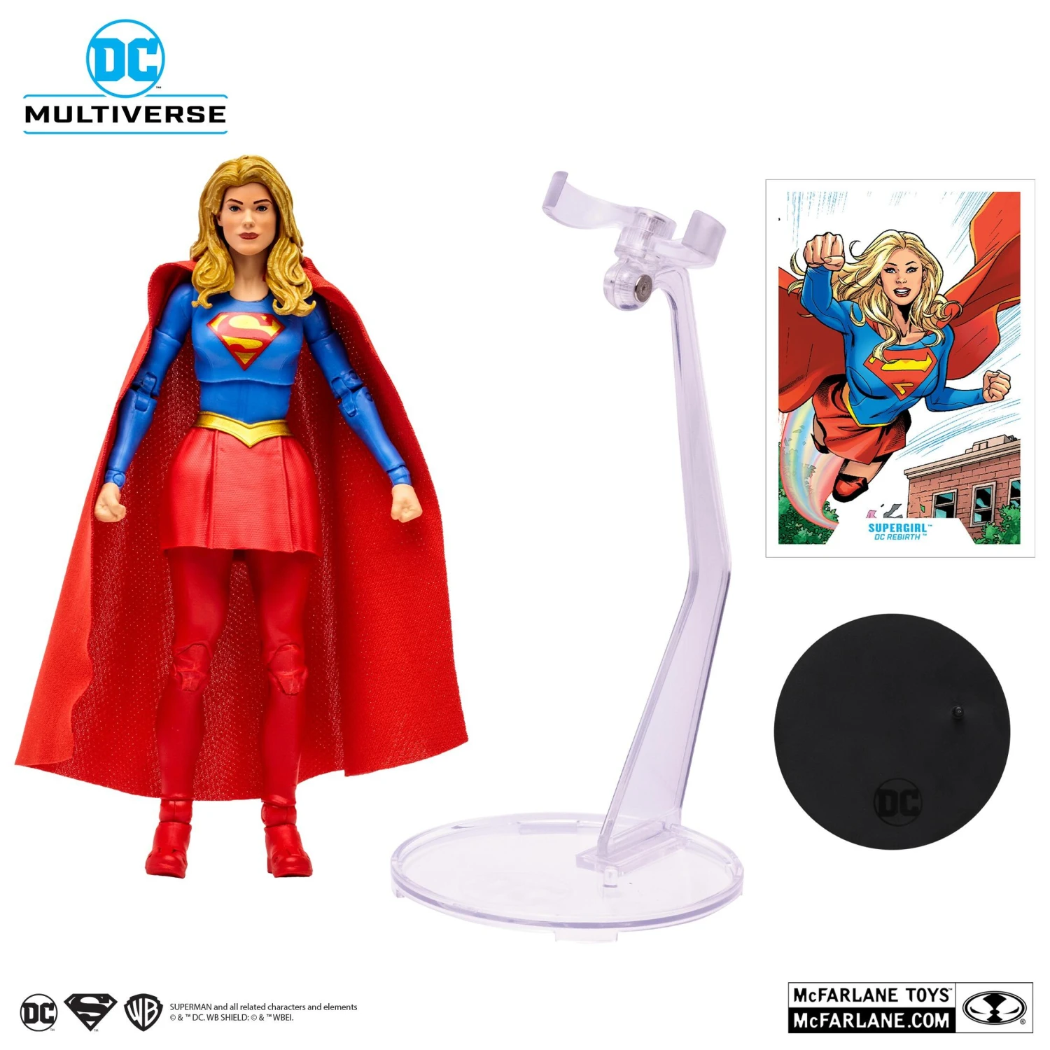 McFarlane DC Multiverse 7 Inch Action Figure - Supergirl (Rebirth) (Gold Label) 7 McFarlane DC Multiverse 7 Inch Action Figure - Supergirl (Rebirth) (Gold Label) - Image 5