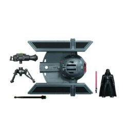 Hasbro Star Wars Mission Fleet Stellar Class Action Figure - Darth Vader With TIE Advanced 11 Hasbro Star Wars Mission Fleet Stellar Class Action Figure - Darth Vader With TIE Advanced -Hasbro Store 419208 e9598 render sw core med vehic tiefighter3 20 rev s