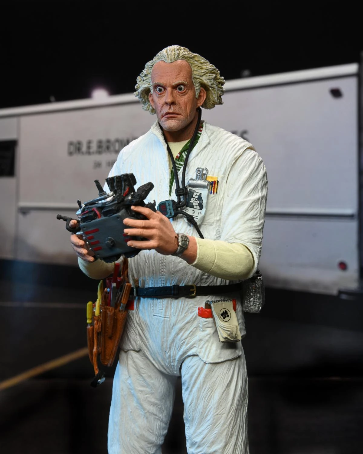 NECA Back To The Future Ultimate 7" Scale Action Figure - Hazmat Suit Doc Brown 5 NECA Back To The Future Ultimate 7" Scale Action Figure - Hazmat Suit Doc Brown - Image 3