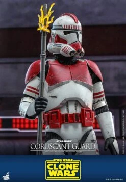 Coruscant Guard Clone Trooper - Star Wars: The Clone Wars Hot Toys Collectibles 1/6 Scale Action Figure -Hasbro Store 71h flvhkjl ac sl1500