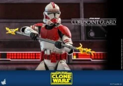 Coruscant Guard Clone Trooper - Star Wars: The Clone Wars Hot Toys Collectibles 1/6 Scale Action Figure -Hasbro Store 71sb682n71l ac sl1500
