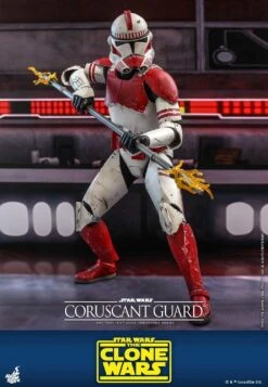Coruscant Guard Clone Trooper - Star Wars: The Clone Wars Hot Toys Collectibles 1/6 Scale Action Figure -Hasbro Store 71ujmtbecdl ac sl1500
