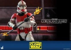 Coruscant Guard Clone Trooper - Star Wars: The Clone Wars Hot Toys Collectibles 1/6 Scale Action Figure -Hasbro Store 71zigbioyil ac sl1500
