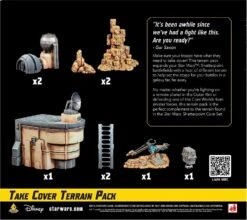 Atomic Mass Games Star Wars Shatterpoint: Take Cover Terrain Pack 5 Atomic Mass Games Star Wars Shatterpoint: Take Cover Terrain Pack -Hasbro Store 81 2fcnntul