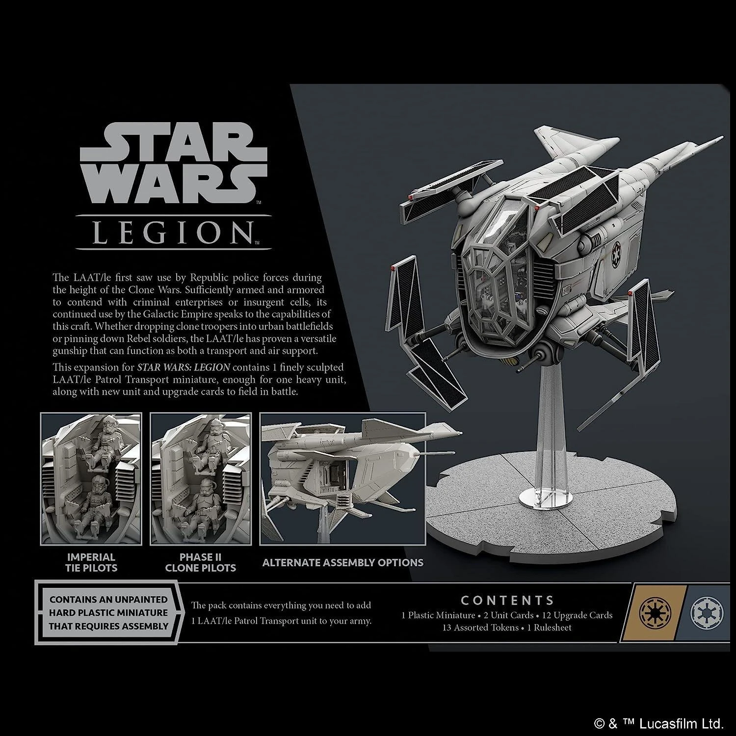 Atomic Mass Games Star Wars: Legion LAAT/IE Patrol Transport Unit Expansion 4 Atomic Mass Games Star Wars: Legion LAAT/IE Patrol Transport Unit Expansion - Image 2