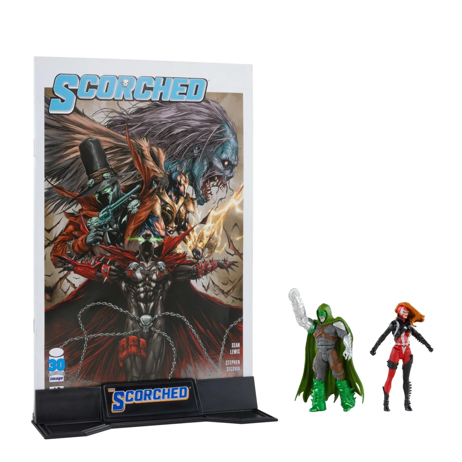 McFarlane *PRE-ORDER Spawn 3inch Action Figure W/ Comic 2-pack Wave 2 - She-Spawn & Curse (Scorched #12) 4 McFarlane *PRE-ORDER Spawn 3inch Action Figure W/ Comic 2-pack Wave 2 - She-Spawn & Curse (Scorched #12) - Image 2