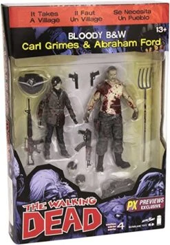 McFarlane The Walking Dead Comic Series 4 Carl Grimes And Abraham Ford Action Figure 2-Pack