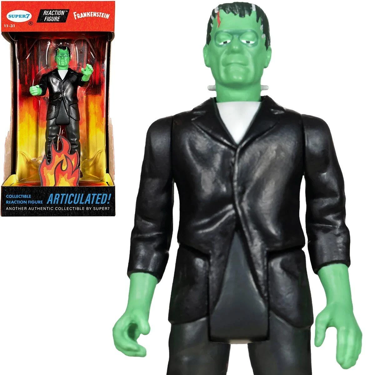 SUPER7 Universal Monsters ReAction Action Figure - Frankenstein (Fire Box) 3 SUPER7 Universal Monsters ReAction Action Figure - Frankenstein (Fire Box)