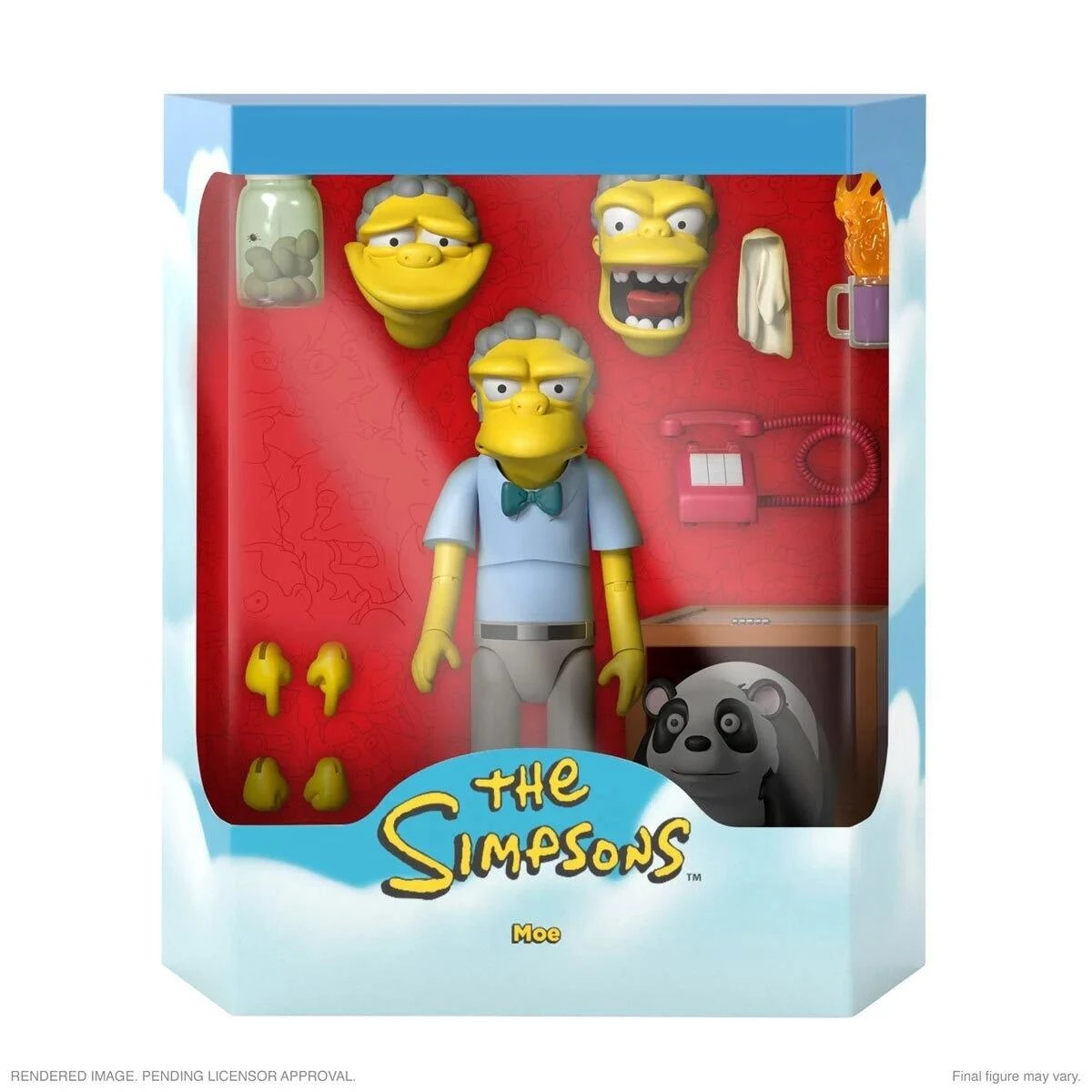 SUPER7 The Simpsons ReAction Ultimates! Action Figure Wave 1 - Moe Szyslak 4 SUPER7 The Simpsons ReAction Ultimates! Action Figure Wave 1 - Moe Szyslak - Image 2