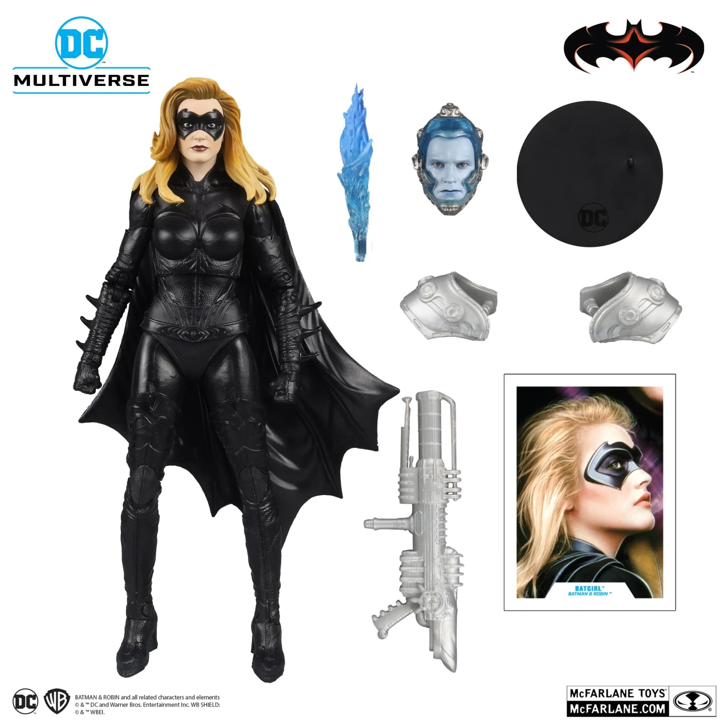 McFarlane *PRE-ORDER DC Multiverse Batman & Robin Movie 7 Inch Action Figure Build-A Wave 11 - Batgirl 8 McFarlane *PRE-ORDER DC Multiverse Batman & Robin Movie 7 Inch Action Figure Build-A Wave 11 - Batgirl - Image 7