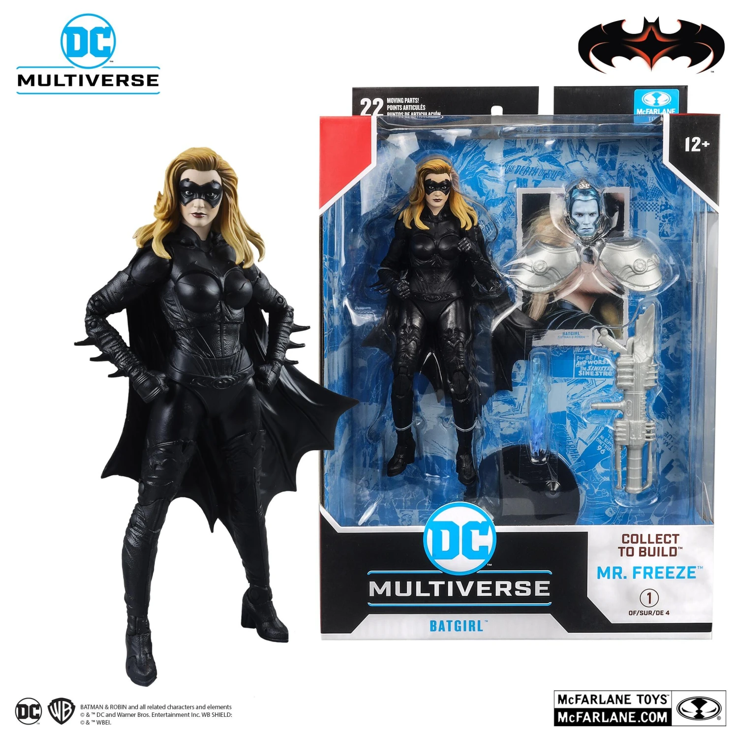 McFarlane *PRE-ORDER DC Multiverse Batman & Robin Movie 7 Inch Action Figure Build-A Wave 11 - Batgirl 2 McFarlane *PRE-ORDER DC Multiverse Batman & Robin Movie 7 Inch Action Figure Build-A Wave 11 - Batgirl