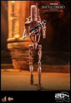 *PRE-ORDER B1 Battle Droid - Star Wars Attack Of The Clones 20th Anniversary Hot Toys Collectibles 1/6 Scale Action Figure -Hasbro Store battle droid geonosis star wars gallery 627168120a60b
