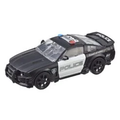 Hasbro Transformers Studio Series Buzzworthy Bumblebee Deluxe Action Figure 2-Pack - Clunker Bumblebee VS Barricade -Hasbro Store black veh