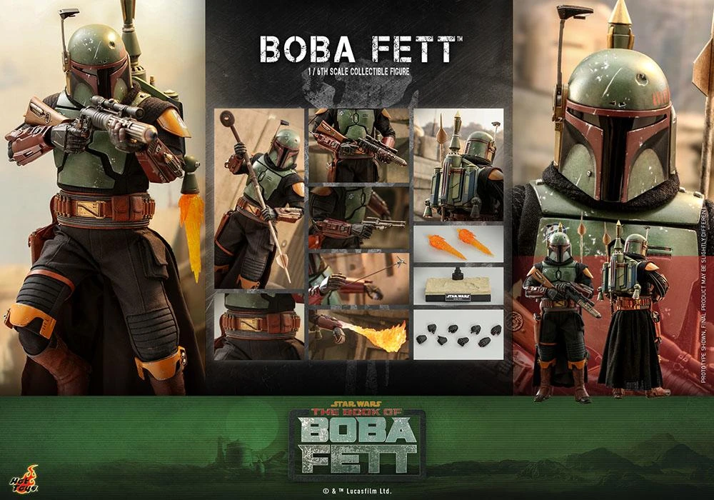 *PRE-ORDER Boba Fett (The Book Of Boba Fett) - Star Wars Hot Toys Exclusive Collectibles 1/6 Scale Action Figure 11 *PRE-ORDER Boba Fett (The Book Of Boba Fett) - Star Wars Hot Toys Exclusive Collectibles 1/6 Scale Action Figure - Image 9