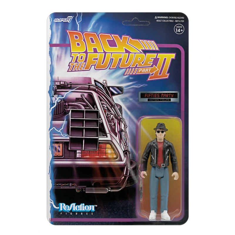 SUPER7 Back To The Future ReAction Action Figure Wave 2 - 50s Marty McFly 3 SUPER7 Back To The Future ReAction Action Figure Wave 2 - 50s Marty McFly