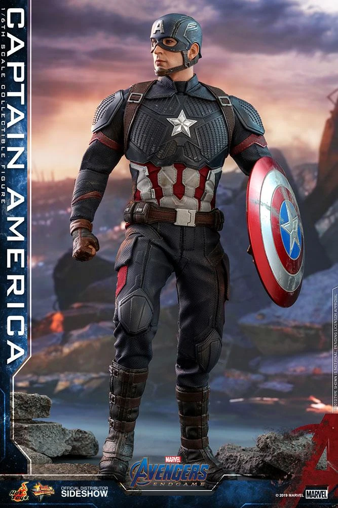 Captain America - Marvel Hot Toys Collectibles 1/6 Scale Action Figure 3 Captain America - Marvel Hot Toys Collectibles 1/6 Scale Action Figure
