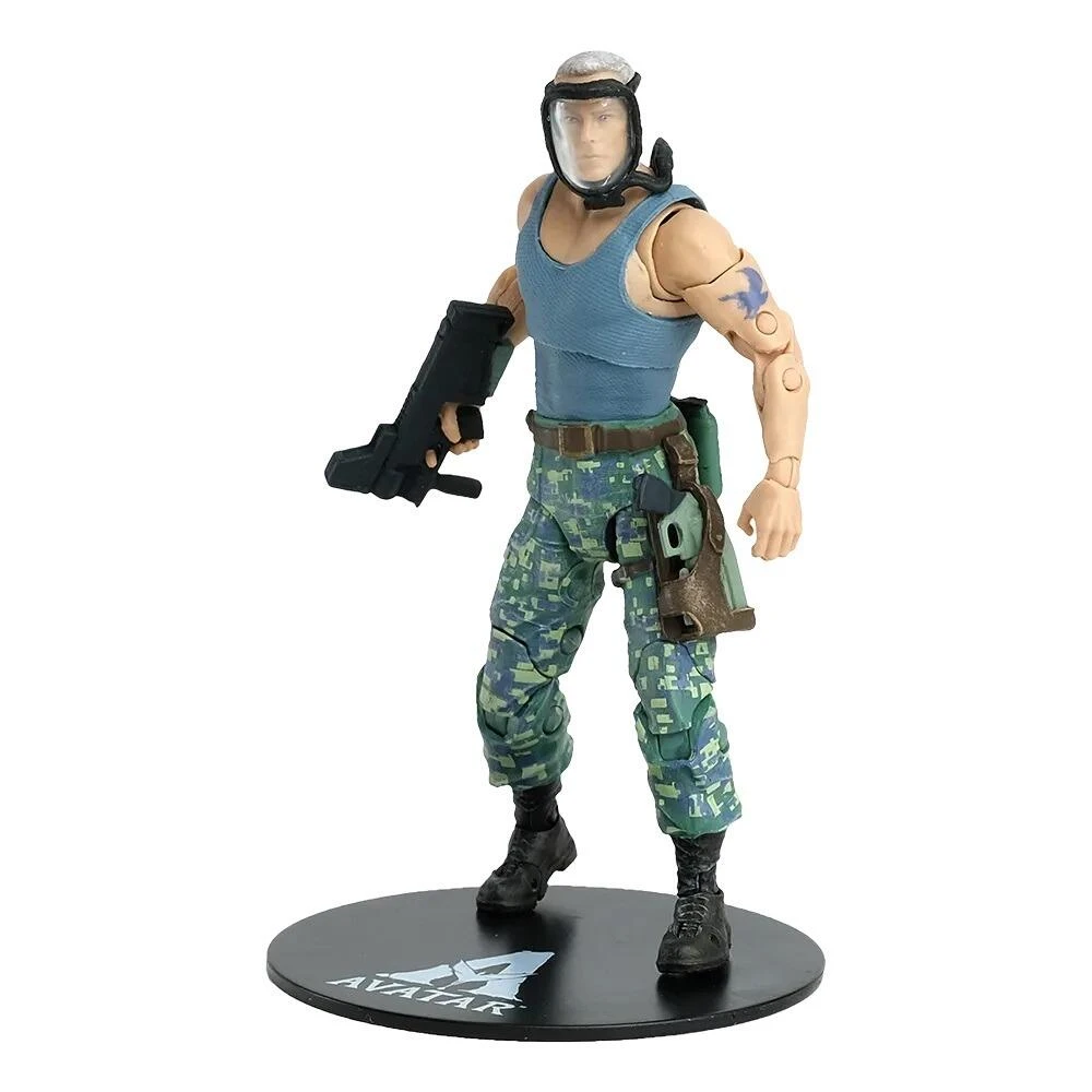 McFarlane Disney Avatar: The Way Of Water 7 Inch Action Figure Wave 1 - Miles Quaritch 5 McFarlane Disney Avatar: The Way Of Water 7 Inch Action Figure Wave 1 - Miles Quaritch - Image 3