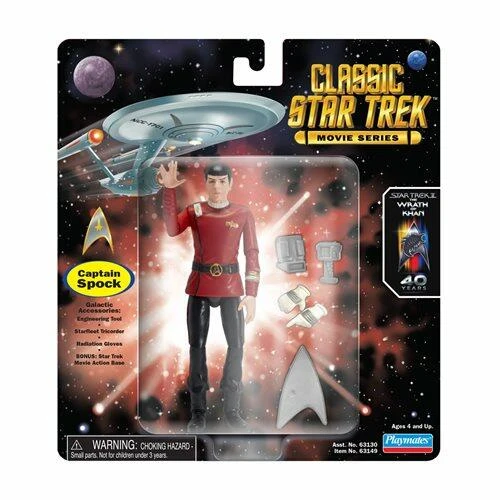 Star Trek Classic Star Trek II: The Wrath Of Khan 5 Inch Action Figure - Captian Spock 3 Star Trek Classic Star Trek II: The Wrath Of Khan 5 Inch Action Figure - Captian Spock