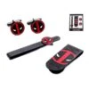 DEADPOOL MONEY CLIP, TIE BAR & CUFF LINKS SET 2 DEADPOOL MONEY CLIP, TIE BAR & CUFF LINKS SET -Hasbro Store ddplmctccf set 800x800 1