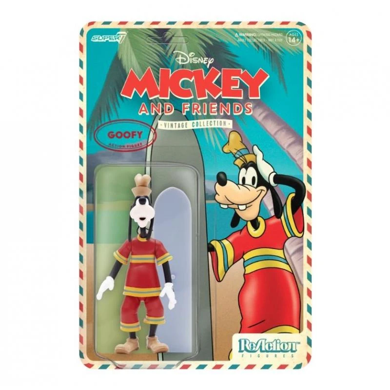 SUPER7 Mickey And Friends Disney ReAction Wave 2 Action Figure - Hawaiian Holiday Goofy 3 SUPER7 Mickey And Friends Disney ReAction Wave 2 Action Figure - Hawaiian Holiday Goofy