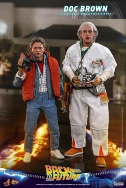 Doc Brown - Back To The Future Hot Toys Collectibles 1/6 Scale Action Figure -Hasbro Store doc brown back to the future gallery 6137c3556846e