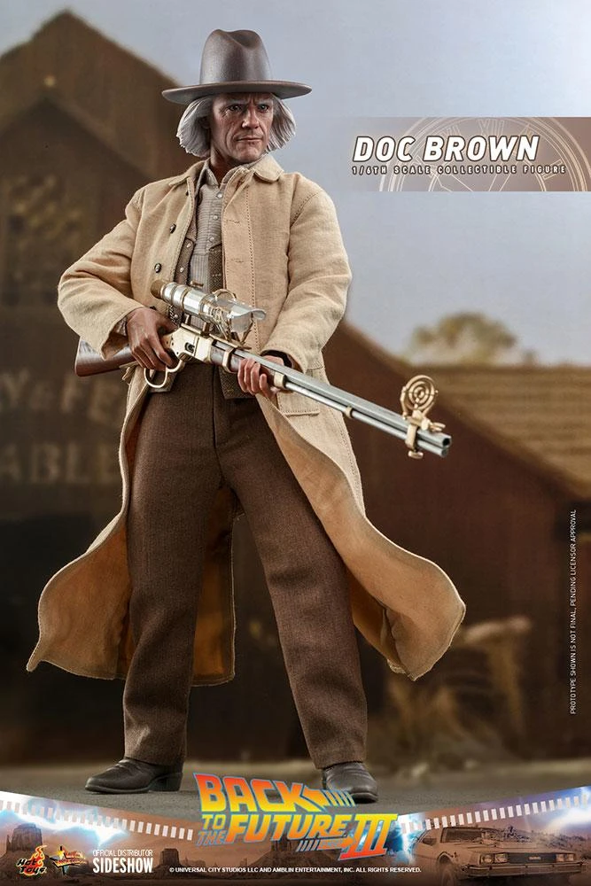 *PRE-ORDER Doc Brown - Back To The Future III Hot Toys Collectibles 1/6 Scale Action Figure 7 *PRE-ORDER Doc Brown - Back To The Future III Hot Toys Collectibles 1/6 Scale Action Figure - Image 5