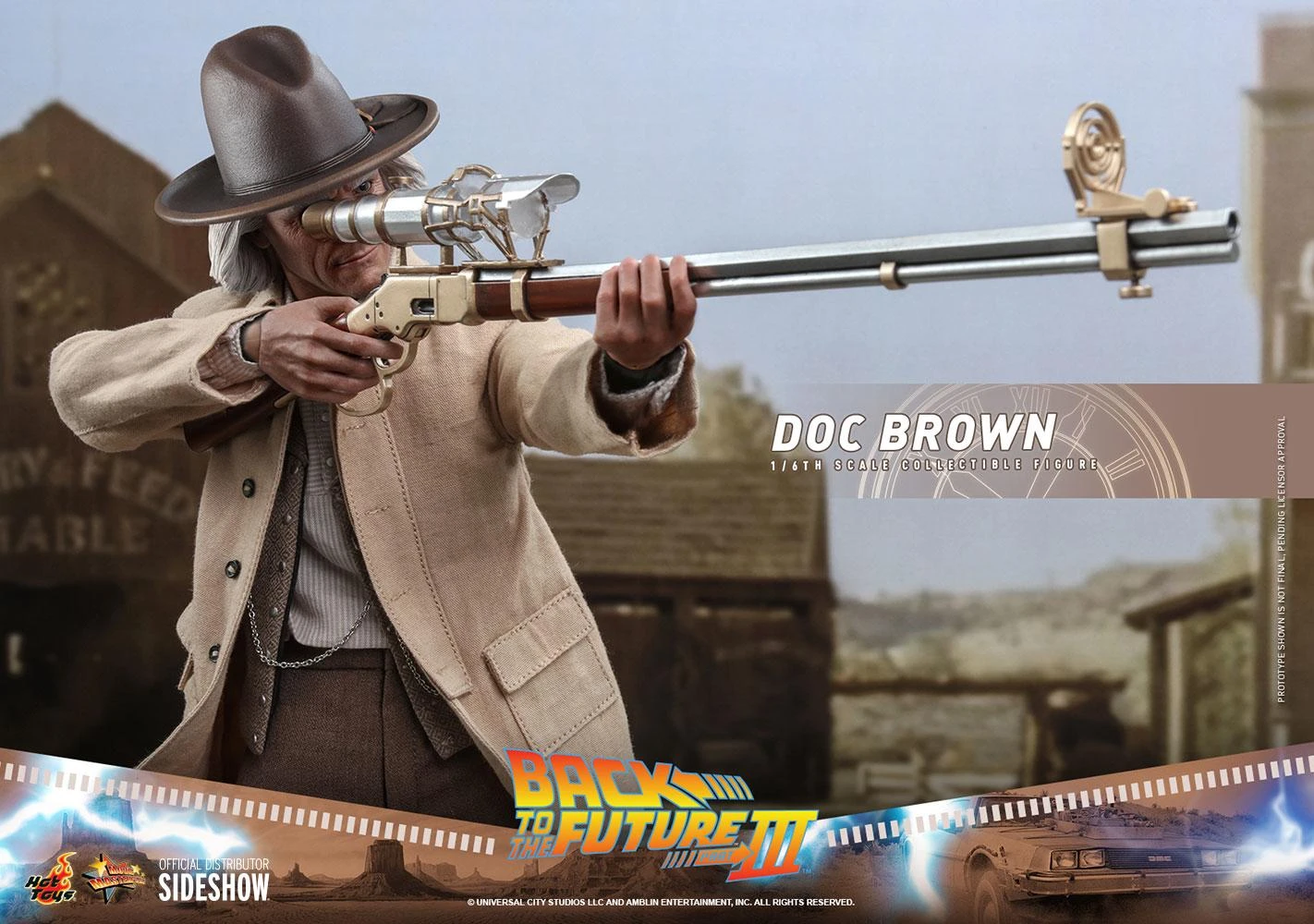 *PRE-ORDER Doc Brown - Back To The Future III Hot Toys Collectibles 1/6 Scale Action Figure 10 *PRE-ORDER Doc Brown - Back To The Future III Hot Toys Collectibles 1/6 Scale Action Figure - Image 8