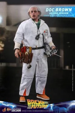 Doc Brown DELUXE - Back To The Future Hot Toys Collectibles 1/6 Scale Action Figure -Hasbro Store doc brown deluxe version back to the future gallery 6137c4e126e3