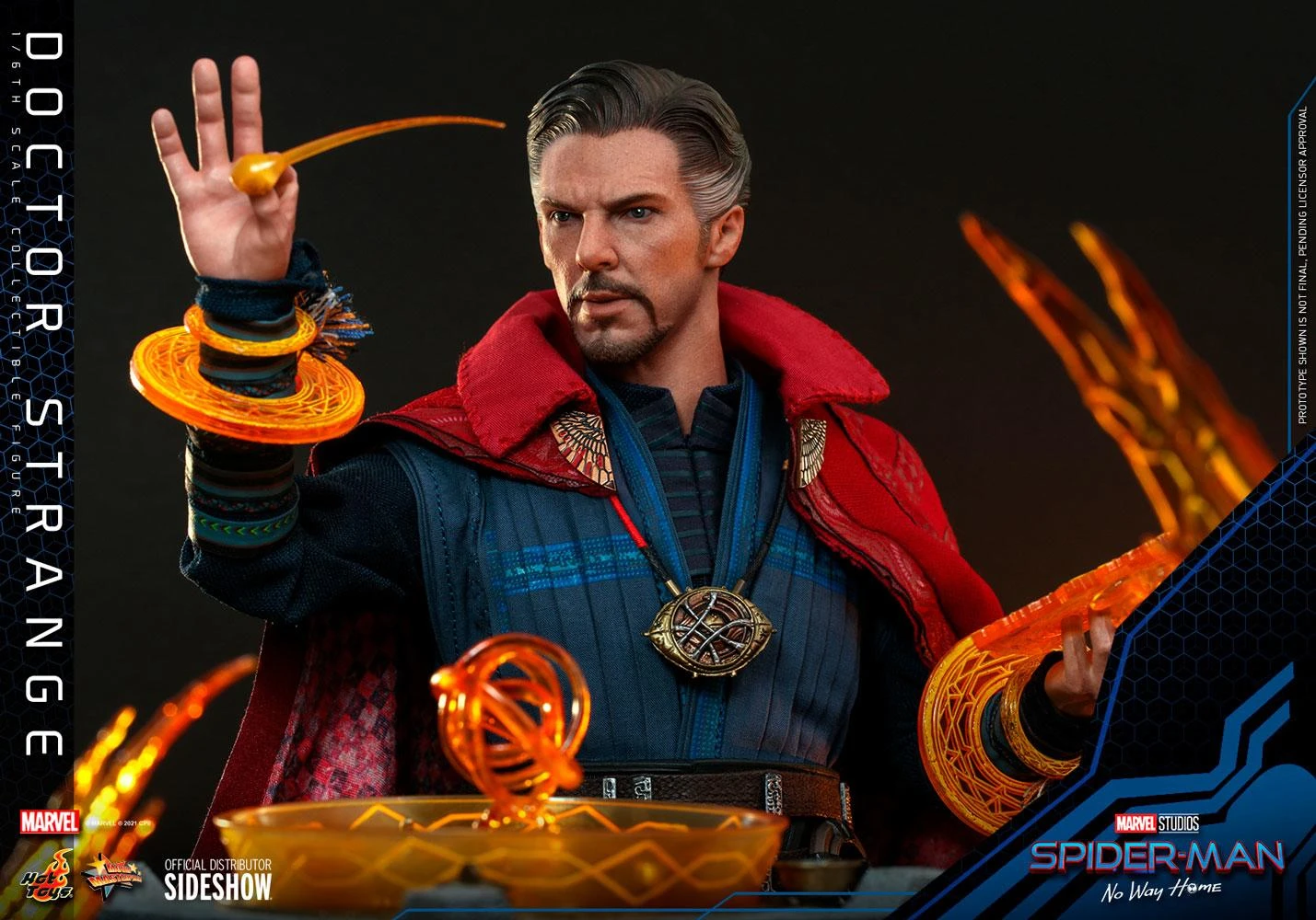 Doctor Strange - Spider-man No Way Home Marvel Hot Toys Collectibles 1/6 Scale Action Figure 10 Doctor Strange - Spider-man No Way Home Marvel Hot Toys Collectibles 1/6 Scale Action Figure - Image 8
