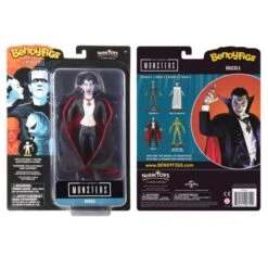 Noble Collection Universal Monsters Bendyfigs Action Figure - Dracula -Hasbro Store dracula nn1162 w pack 600x600 1