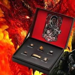 Dungeons & Dragons *Star Action Figures UK Exclusive* - Collector Game Ring Set -Hasbro Store dungeons and dragons ring set gamestop exclusive 8
