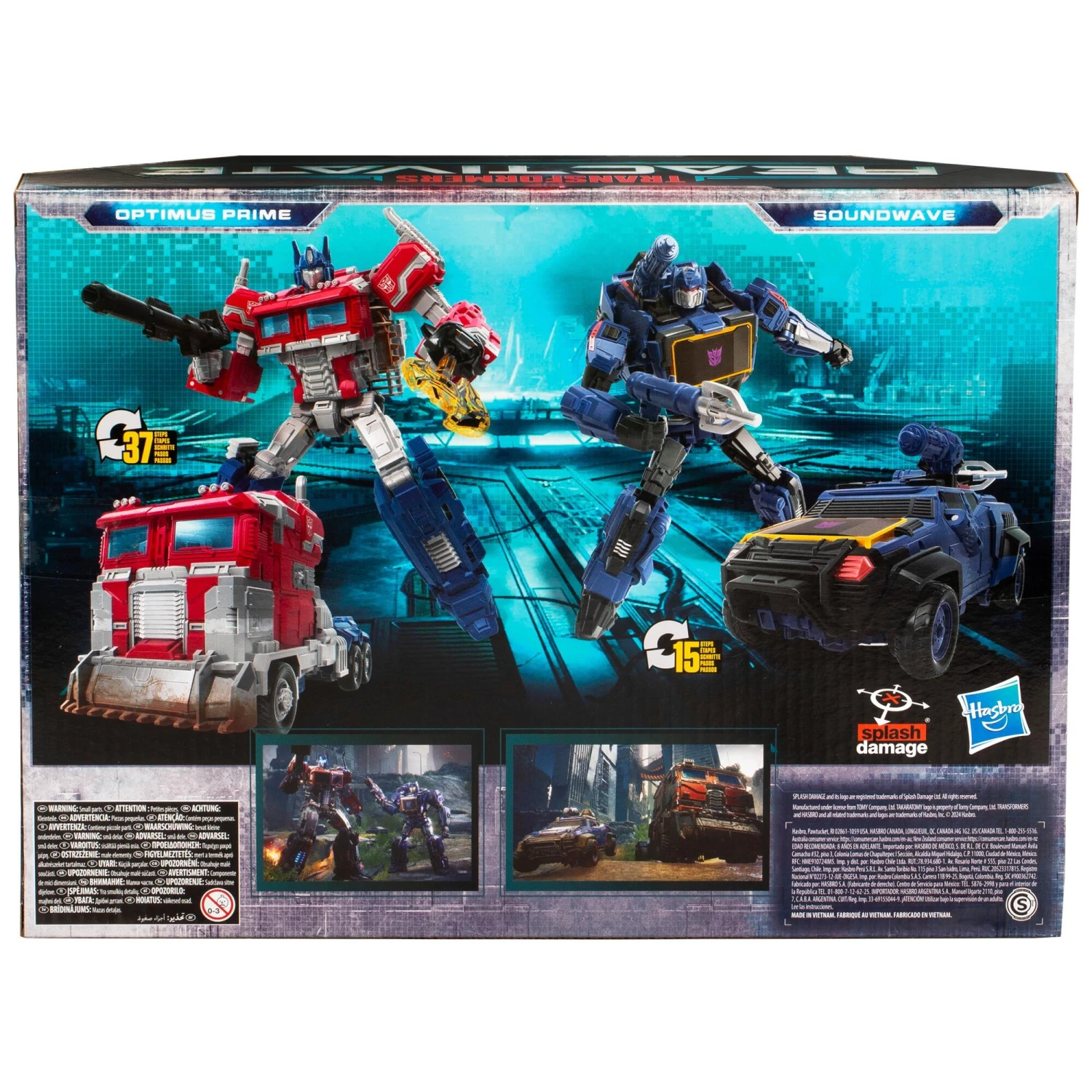 Hasbro *PRE-ORDER Transformers Reactive Action Figure 2-Pack - Soundwave And Optimus Prime 8 Hasbro *PRE-ORDER Transformers Reactive Action Figure 2-Pack - Soundwave And Optimus Prime - Image 6