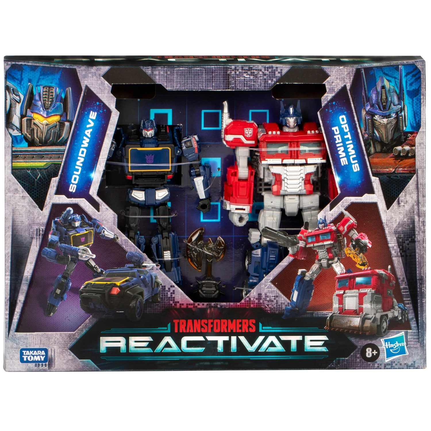 Hasbro *PRE-ORDER Transformers Reactive Action Figure 2-Pack - Soundwave And Optimus Prime 3 Hasbro *PRE-ORDER Transformers Reactive Action Figure 2-Pack - Soundwave And Optimus Prime