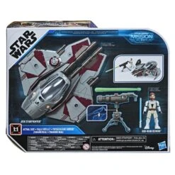 Hasbro Star Wars Mission Fleet Action Figure - Obi-Wan Kenobi With Jedi Starfighter -Hasbro Store f11365l00 5010993808267 back 20 s