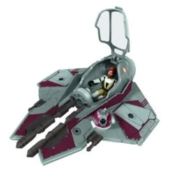 Hasbro Star Wars Mission Fleet Action Figure - Obi-Wan Kenobi With Jedi Starfighter -Hasbro Store f11365l00 5010993808267 detail 3 20 s