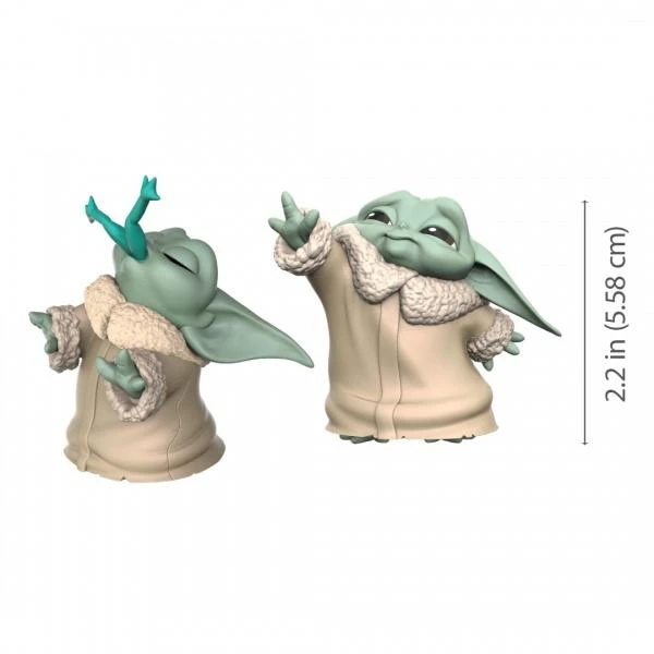 Hasbro Star Wars The Mandalorian The Child Baby Bounties - Frog And Force Mini-Figures 3 Hasbro Star Wars The Mandalorian The Child Baby Bounties - Frog And Force Mini-Figures