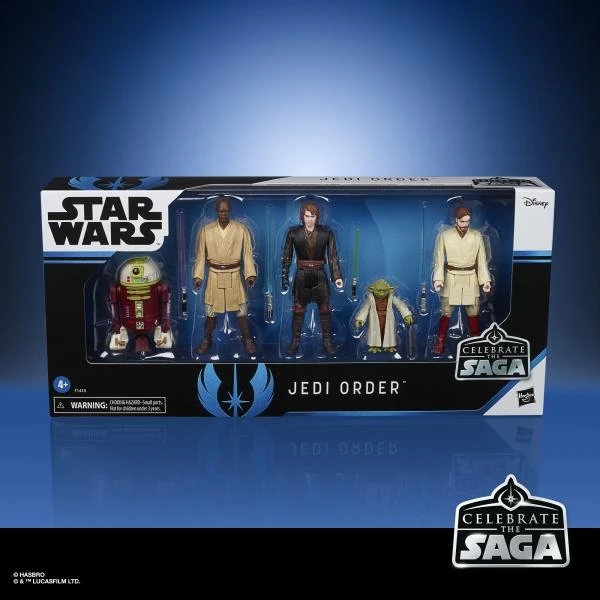 Hasbro Star Wars Celebrate The Saga 3.75 Inch Action Figure 5 Pack - Jedi Order 3 Hasbro Star Wars Celebrate The Saga 3.75 Inch Action Figure 5 Pack - Jedi Order