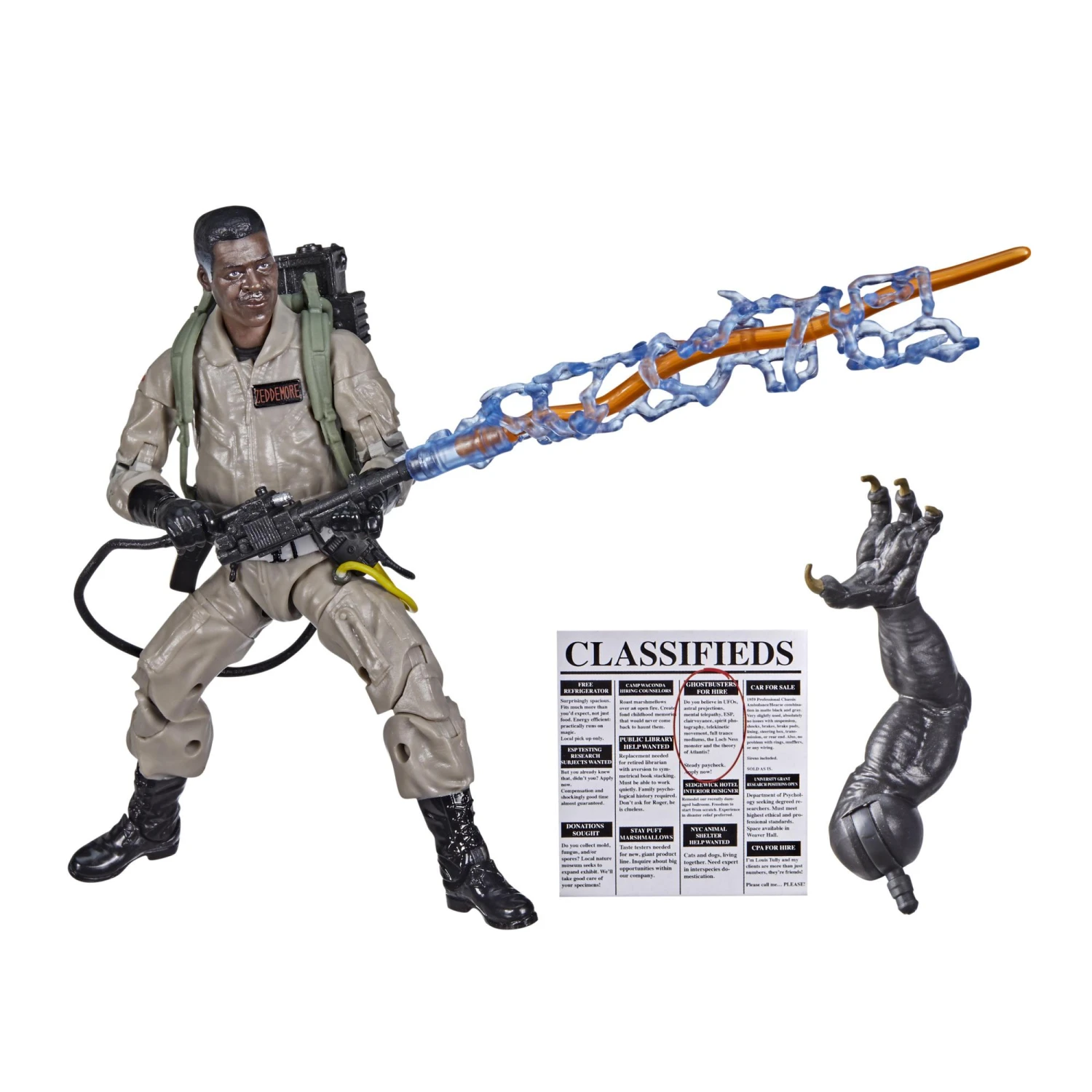 Hasbro Ghostbusters Plasma Series Action Figure Wave 2 - Winston Zeddemore (Afterlife) 4 Hasbro Ghostbusters Plasma Series Action Figure Wave 2 - Winston Zeddemore (Afterlife) - Image 2