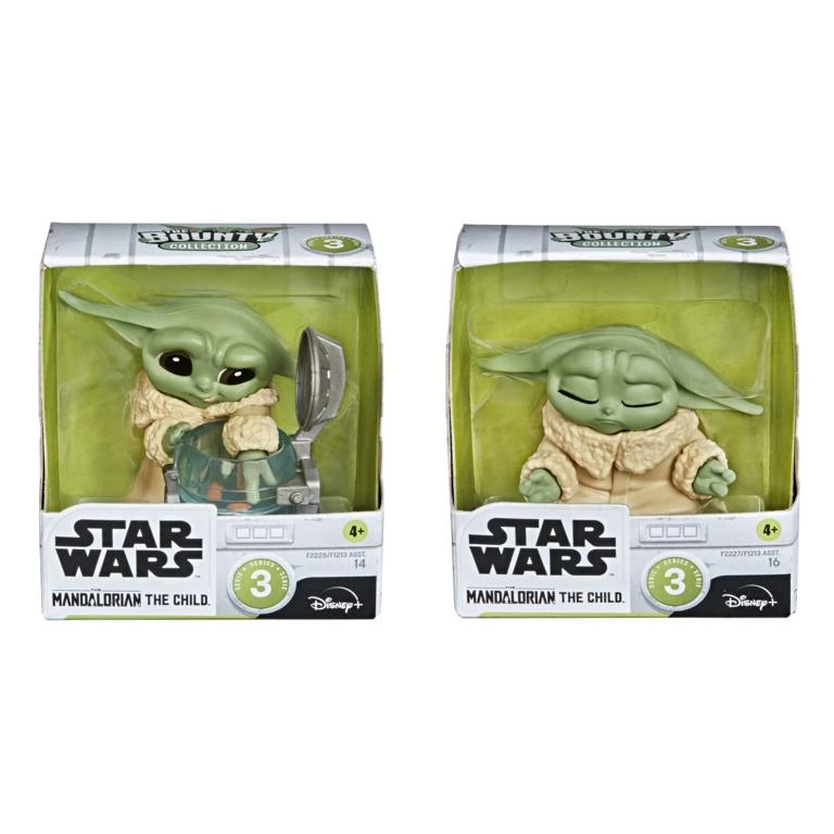 Hasbro Star Wars The Mandalorian The Child Baby Bounties Wave 3 - Curious And Meditation 3 Hasbro Star Wars The Mandalorian The Child Baby Bounties Wave 3 - Curious And Meditation