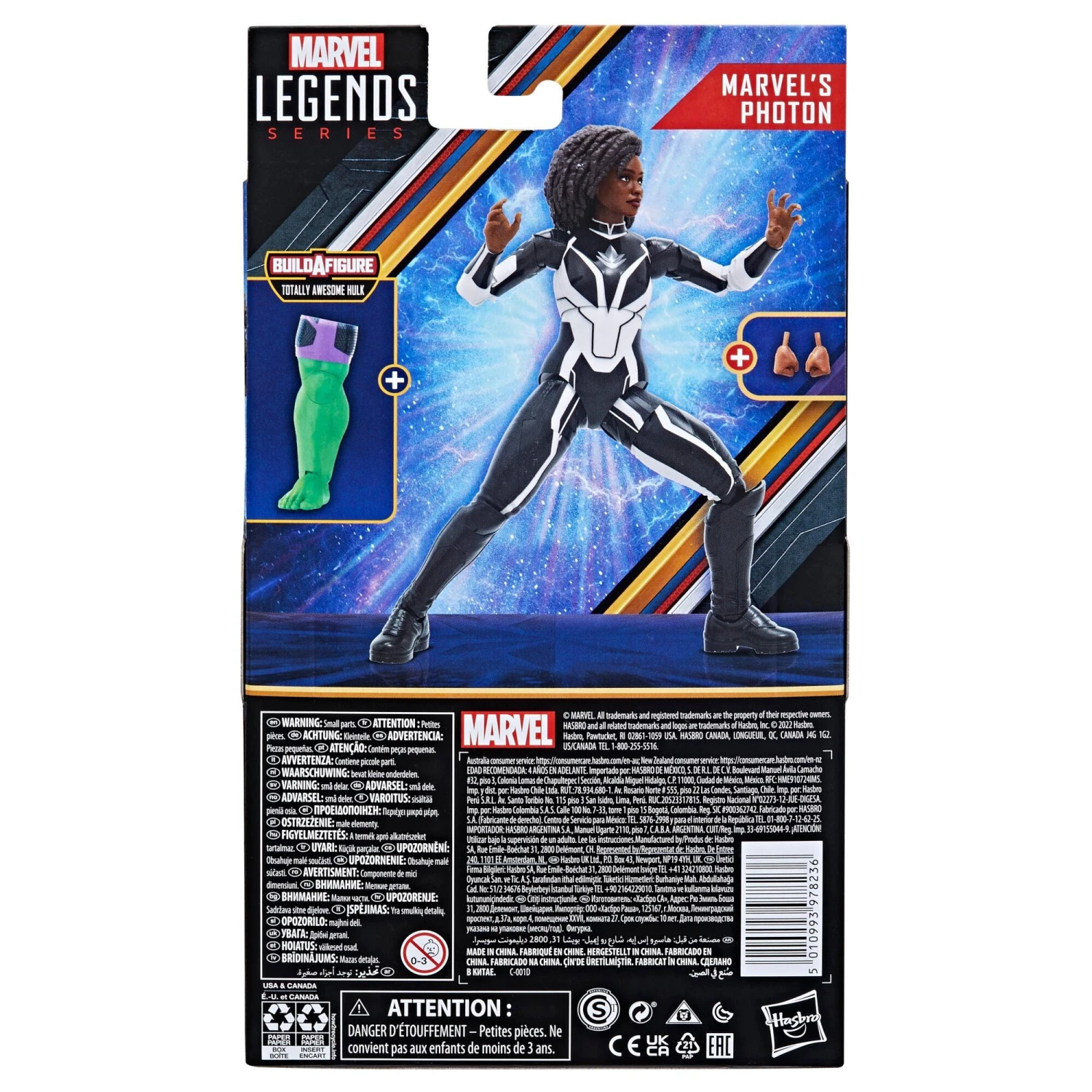 Hasbro Marvel Legends The Marvel's Action Figure (BAF Totally Awesome Hulk) - Marvel's Photon 10 Hasbro Marvel Legends The Marvel's Action Figure (BAF Totally Awesome Hulk) - Marvel's Photon - Image 8
