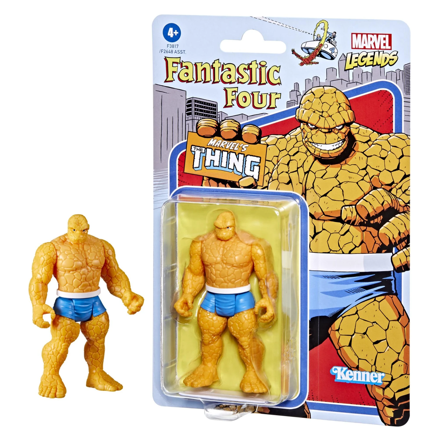 Hasbro Marvel Universe Retro 3.75 Inch Action Figure Wave 6 - The Thing 3 Hasbro Marvel Universe Retro 3.75 Inch Action Figure Wave 6 - The Thing
