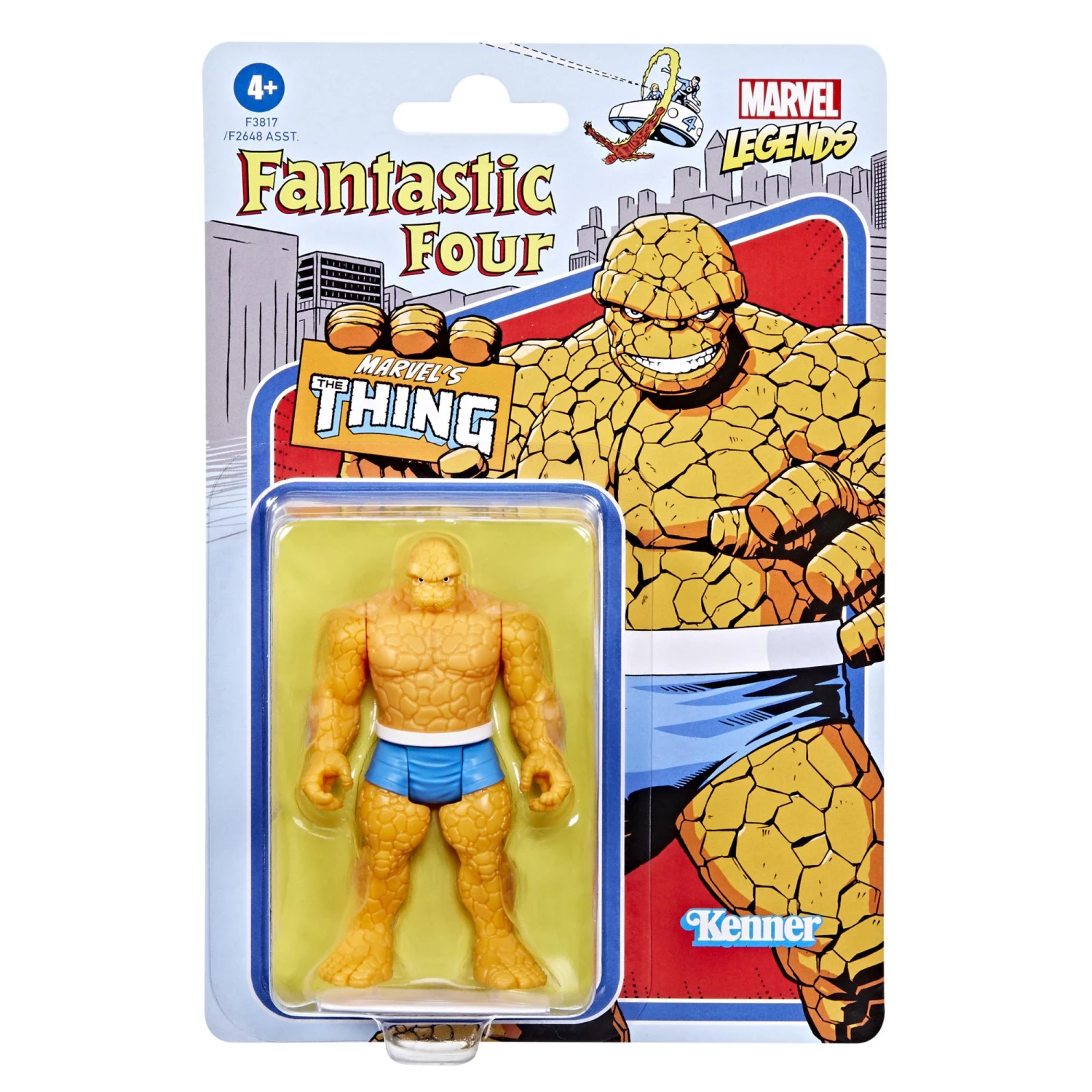 Hasbro Marvel Universe Retro 3.75 Inch Action Figure Wave 6 - The Thing 4 Hasbro Marvel Universe Retro 3.75 Inch Action Figure Wave 6 - The Thing - Image 2