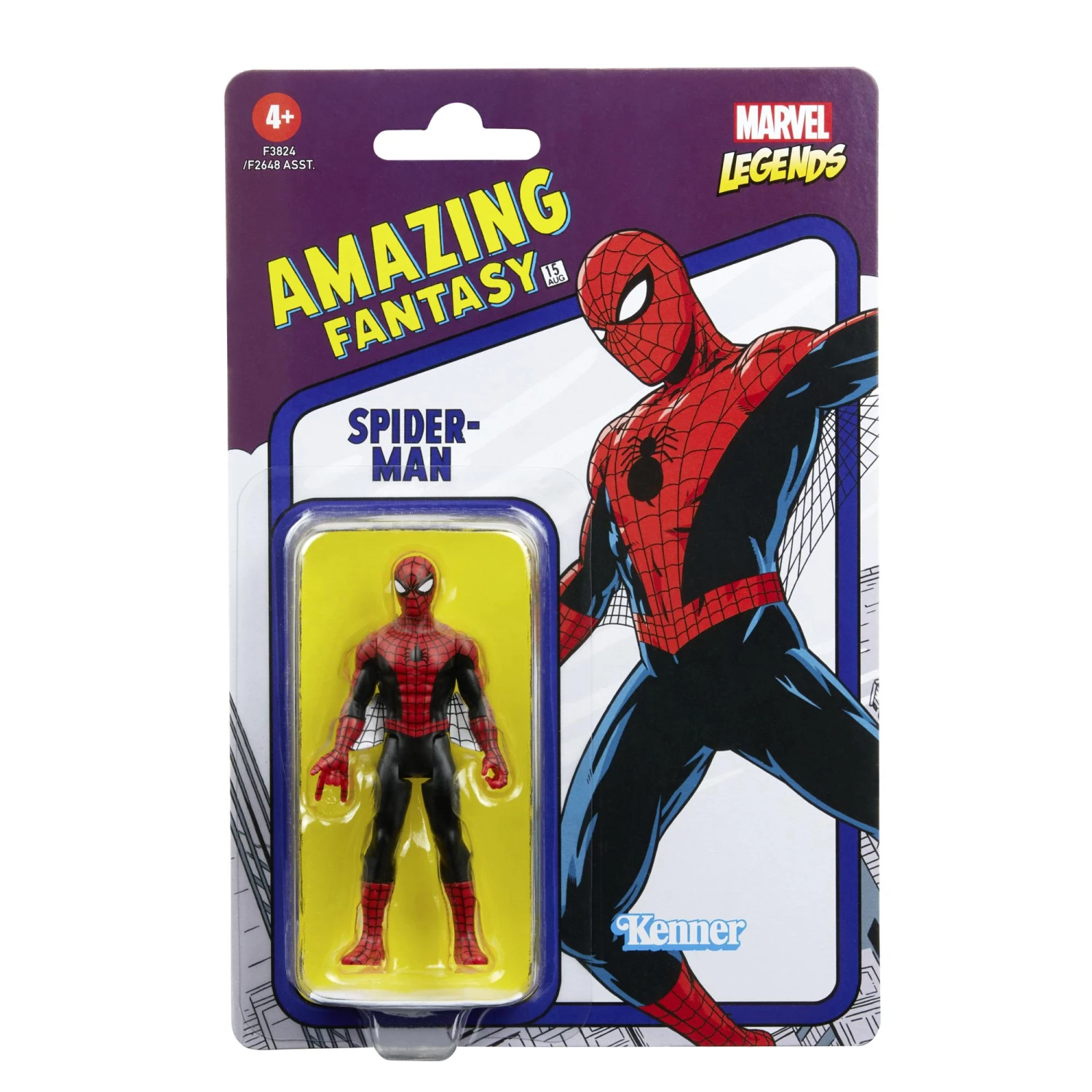 Hasbro Marvel Universe Retro 3.75 Inch Action Figure Wave 7 - Amazing Fantasy Spider-Man 3 Hasbro Marvel Universe Retro 3.75 Inch Action Figure Wave 7 - Amazing Fantasy Spider-Man