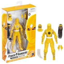 Hasbro Store 4 Hasbro Power Rangers Lightning Collection 6-Inch Action Figure - Yellow Ninja Ranger